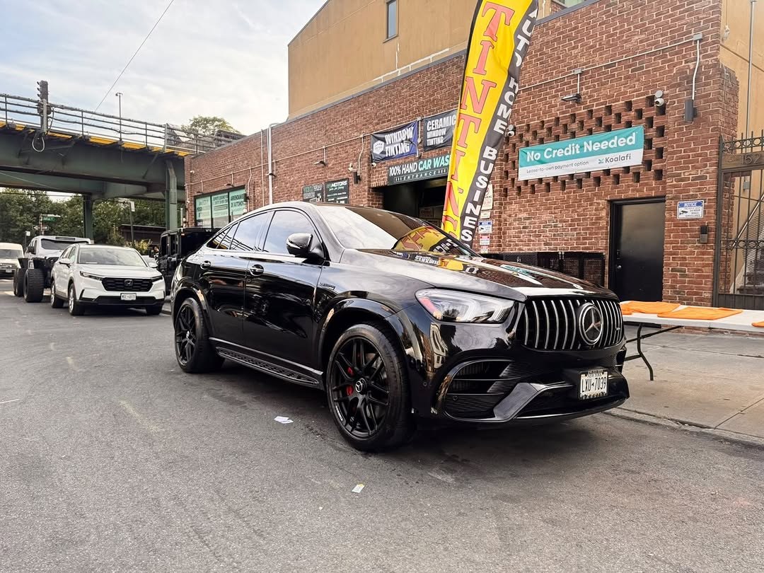 Black Mercedes-AMG GLC coupe at ENY Motors
