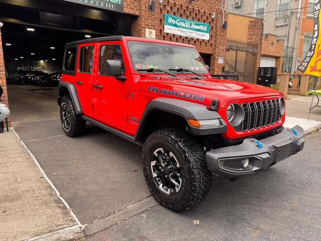 Red Jeep Wrangler at ENY Motors
