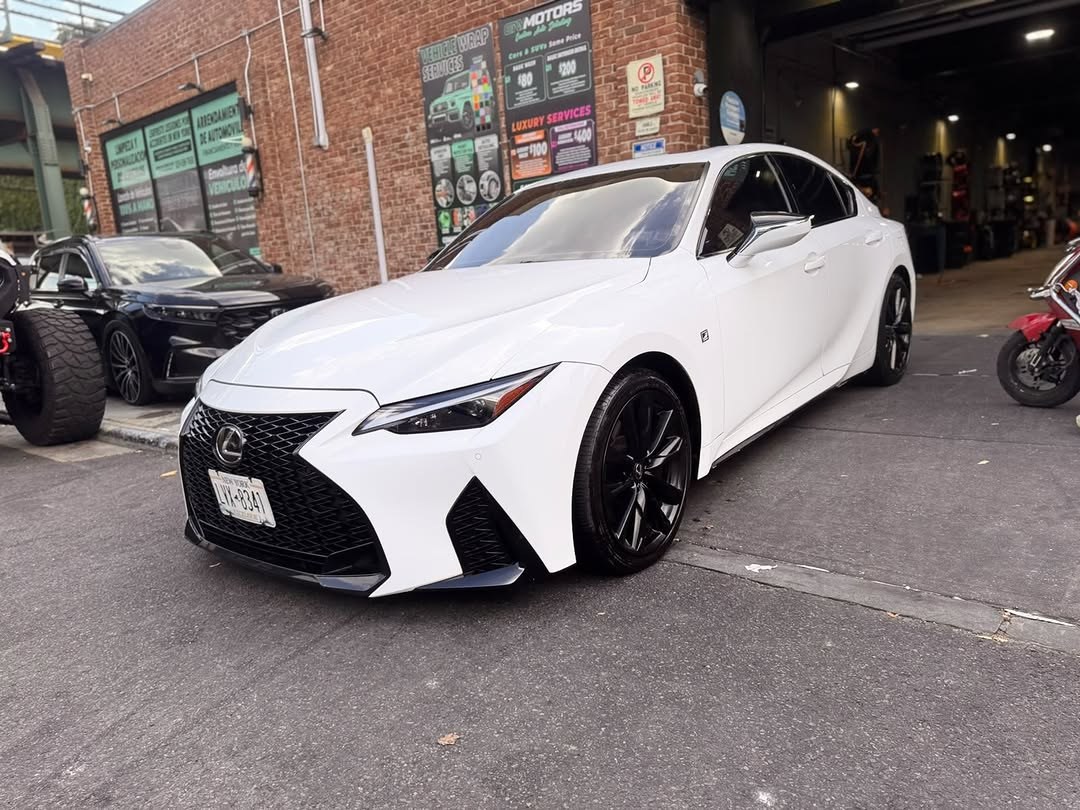 White Lexus IS at ENY Motors